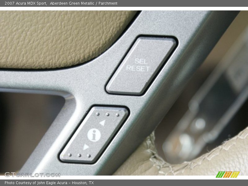 Controls of 2007 MDX Sport