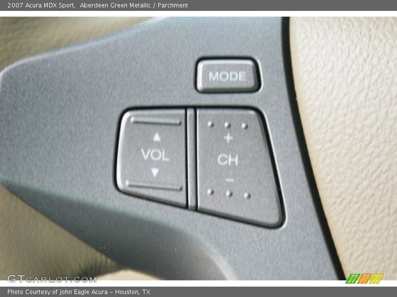 Controls of 2007 MDX Sport