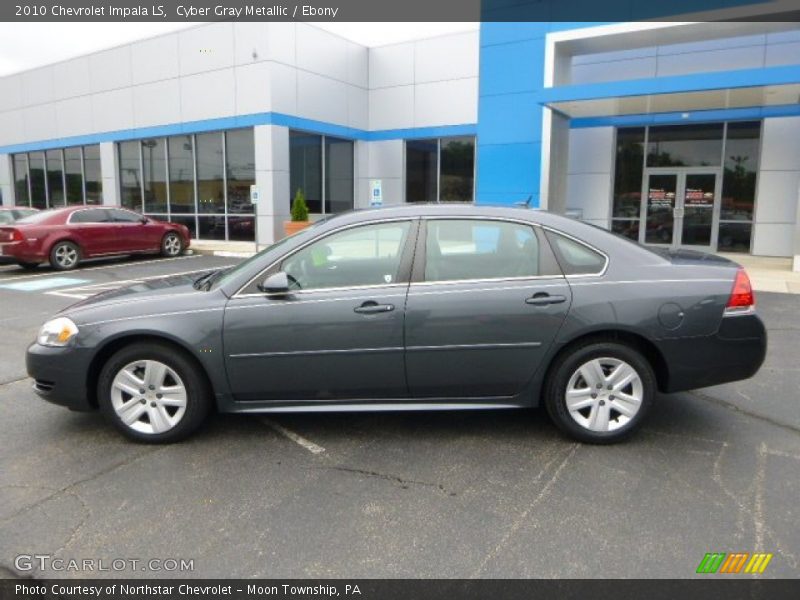 Cyber Gray Metallic / Ebony 2010 Chevrolet Impala LS