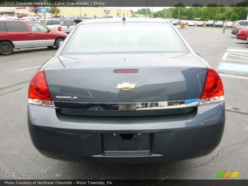 Cyber Gray Metallic / Ebony 2010 Chevrolet Impala LS