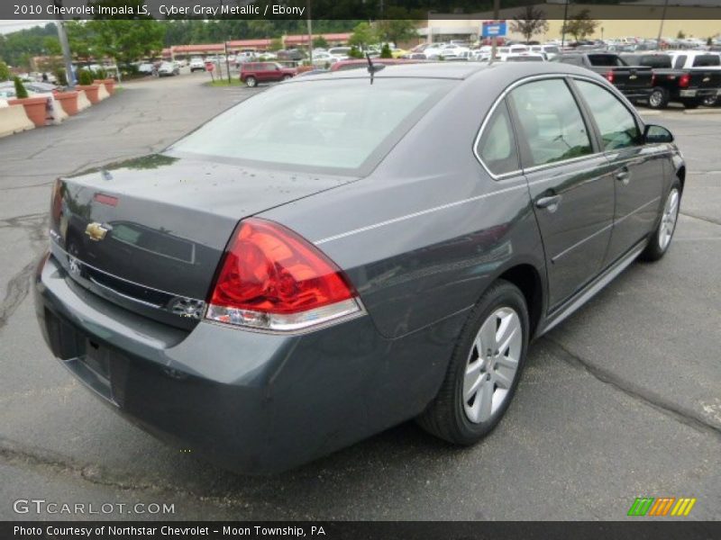 Cyber Gray Metallic / Ebony 2010 Chevrolet Impala LS
