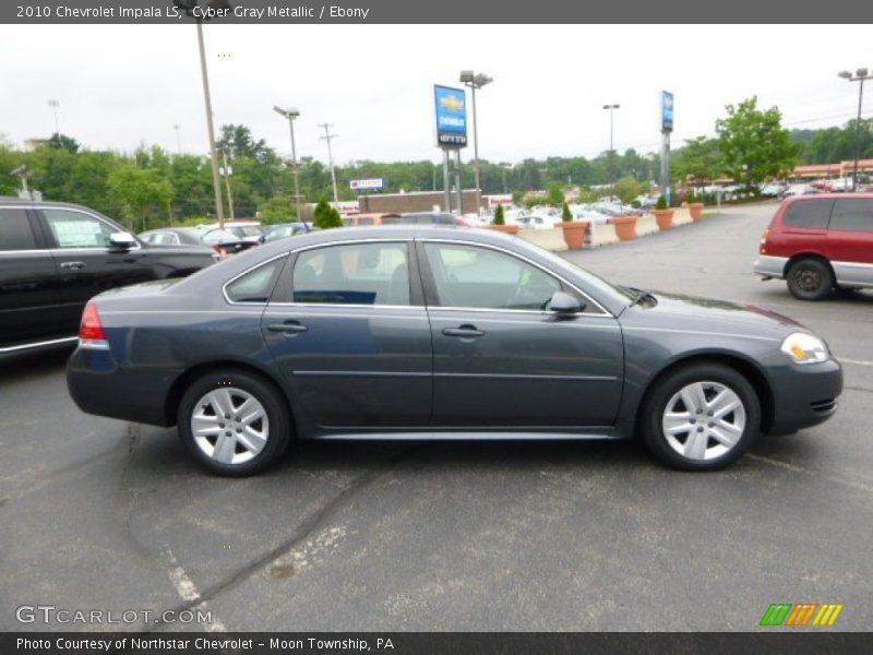 Cyber Gray Metallic / Ebony 2010 Chevrolet Impala LS