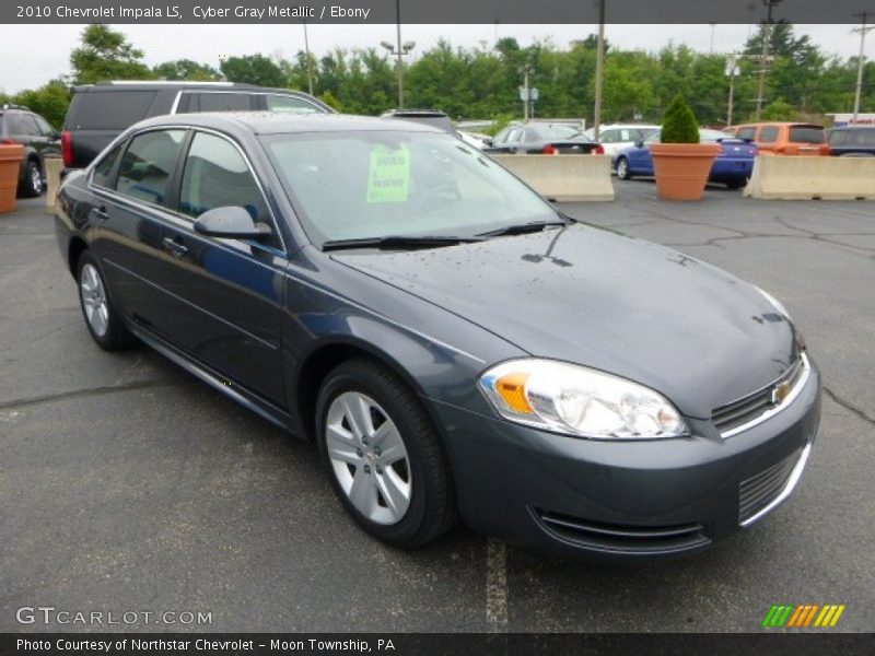 Cyber Gray Metallic / Ebony 2010 Chevrolet Impala LS