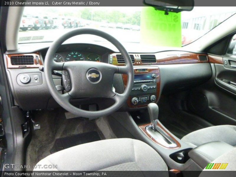 Cyber Gray Metallic / Ebony 2010 Chevrolet Impala LS