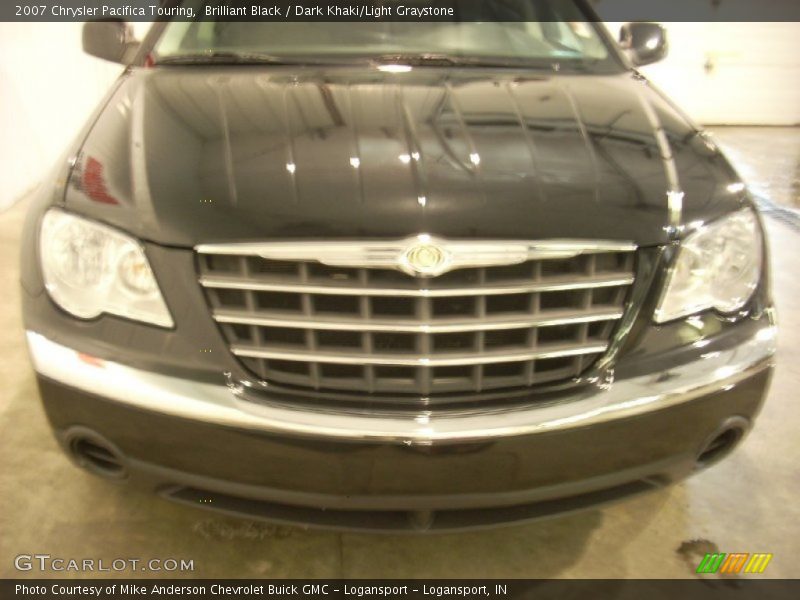Brilliant Black / Dark Khaki/Light Graystone 2007 Chrysler Pacifica Touring