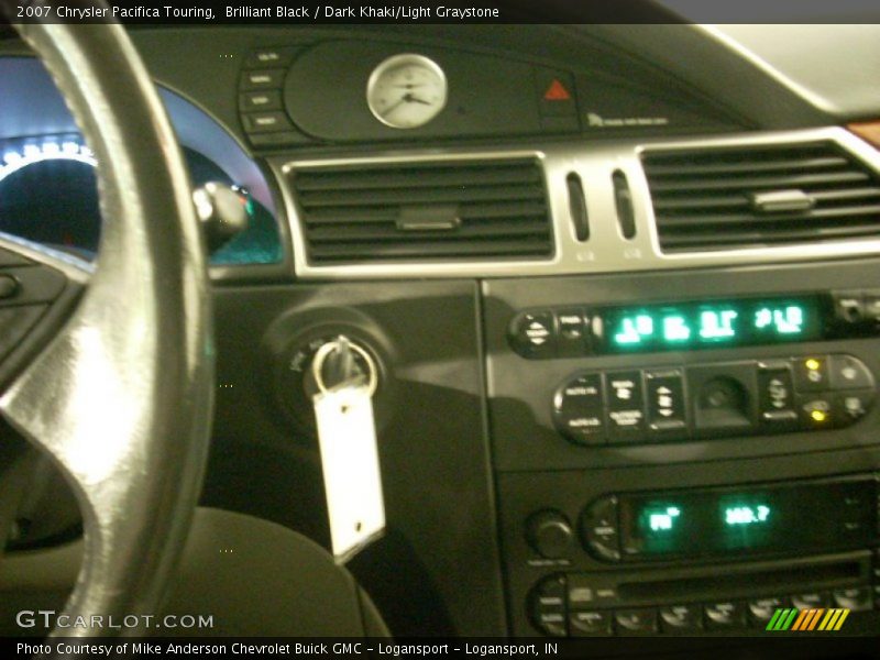 Brilliant Black / Dark Khaki/Light Graystone 2007 Chrysler Pacifica Touring