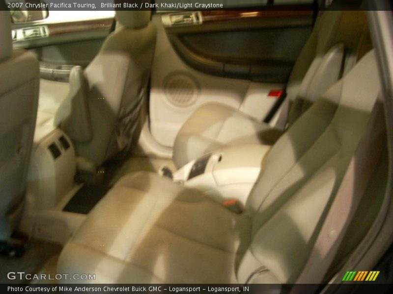 Brilliant Black / Dark Khaki/Light Graystone 2007 Chrysler Pacifica Touring