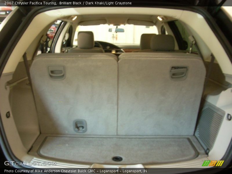 Brilliant Black / Dark Khaki/Light Graystone 2007 Chrysler Pacifica Touring