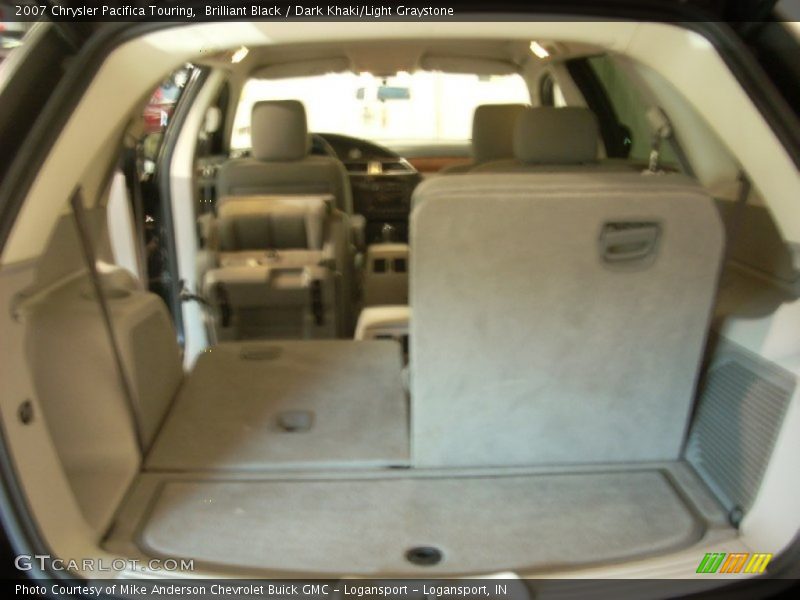 Brilliant Black / Dark Khaki/Light Graystone 2007 Chrysler Pacifica Touring