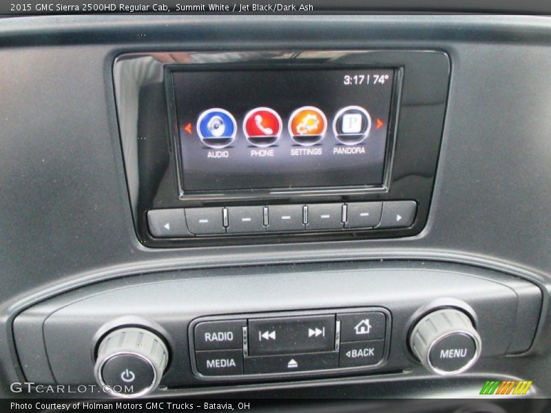 Summit White / Jet Black/Dark Ash 2015 GMC Sierra 2500HD Regular Cab