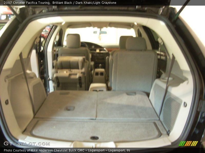 Brilliant Black / Dark Khaki/Light Graystone 2007 Chrysler Pacifica Touring