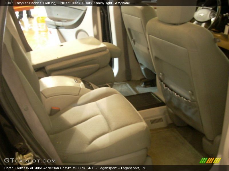 Brilliant Black / Dark Khaki/Light Graystone 2007 Chrysler Pacifica Touring