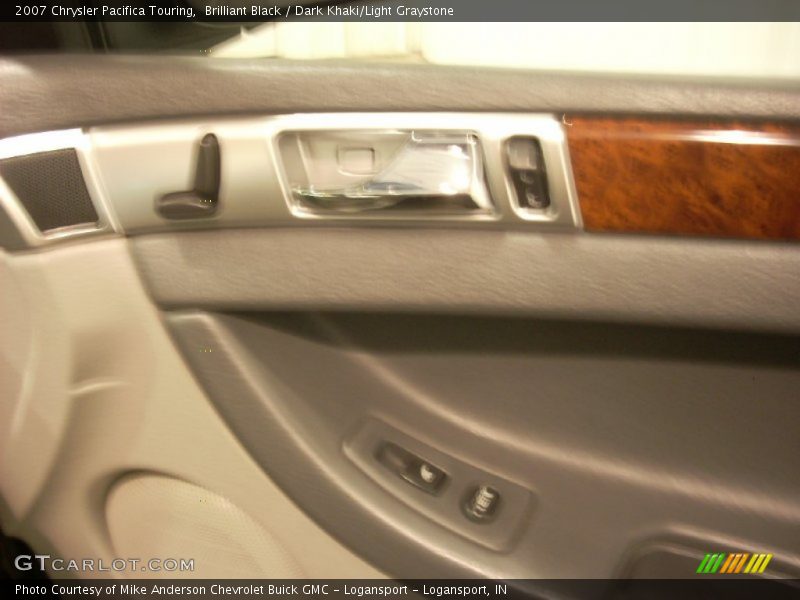 Brilliant Black / Dark Khaki/Light Graystone 2007 Chrysler Pacifica Touring