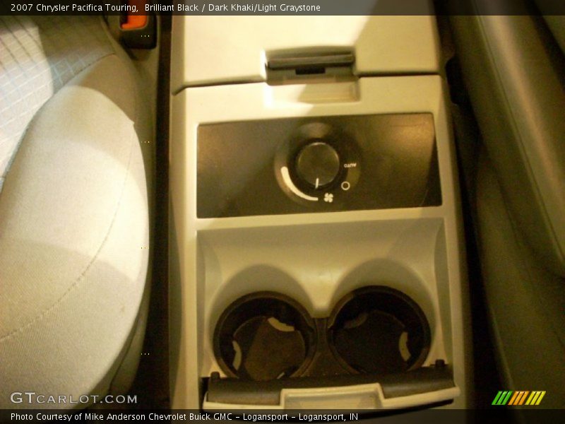 Brilliant Black / Dark Khaki/Light Graystone 2007 Chrysler Pacifica Touring