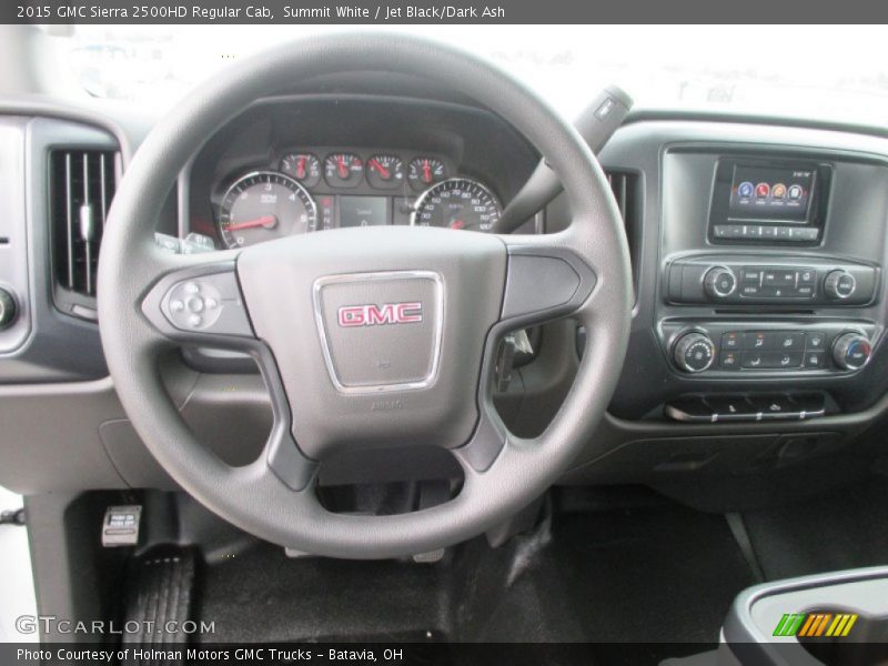 Dashboard of 2015 Sierra 2500HD Regular Cab