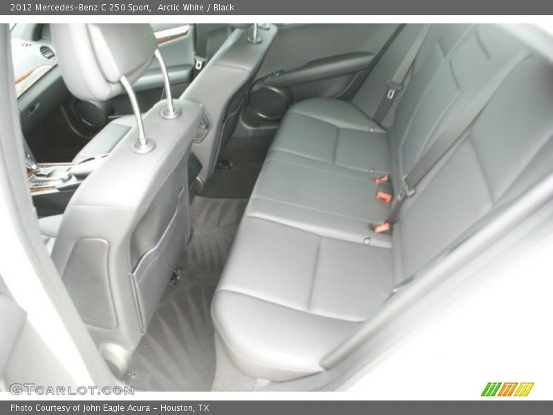 Arctic White / Black 2012 Mercedes-Benz C 250 Sport