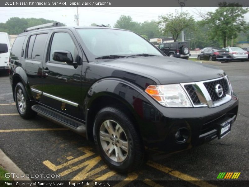Super Black / Graphite 2011 Nissan Pathfinder Silver 4x4