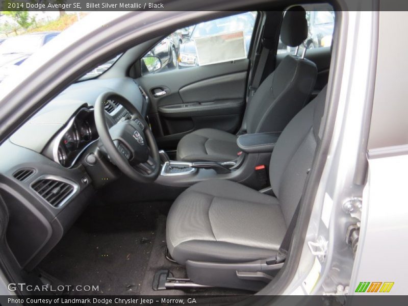 Billet Silver Metallic / Black 2014 Dodge Avenger SE