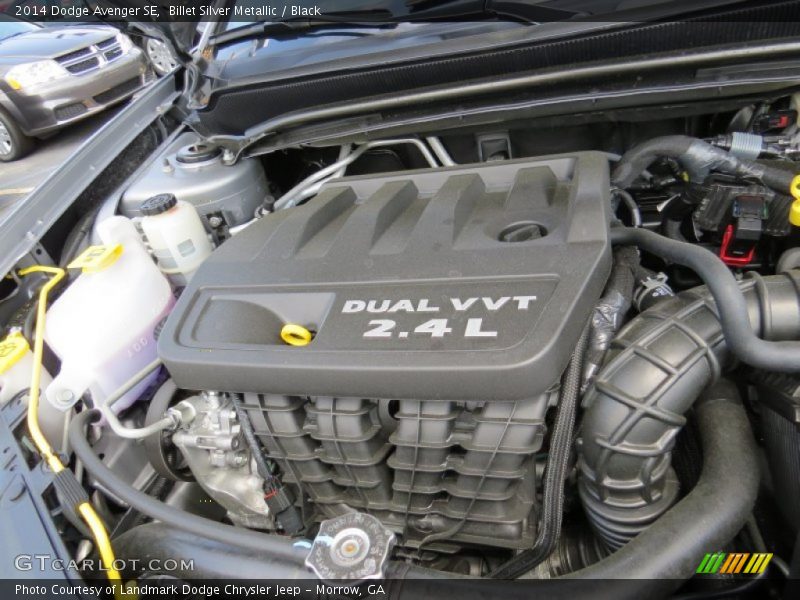 Billet Silver Metallic / Black 2014 Dodge Avenger SE