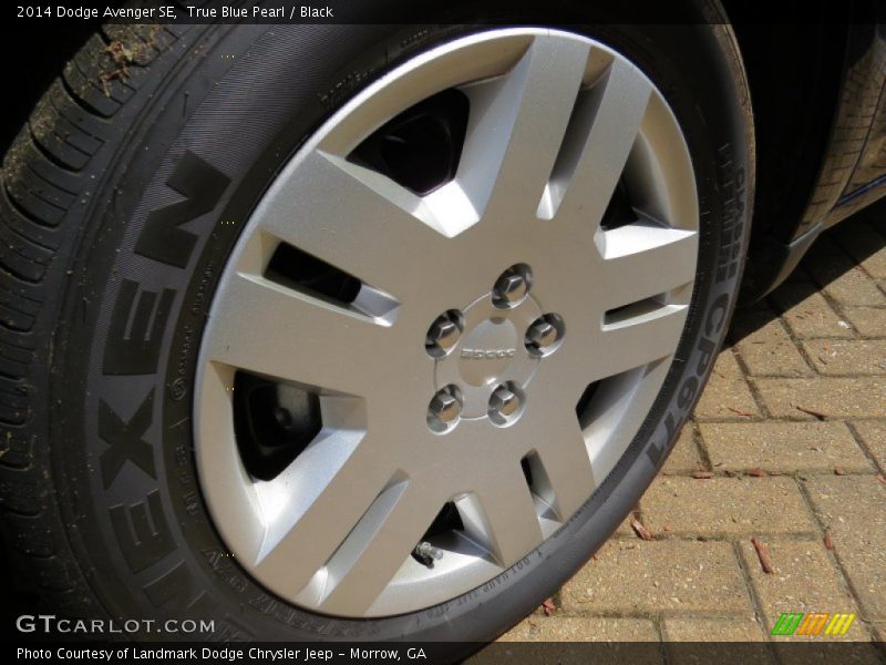 True Blue Pearl / Black 2014 Dodge Avenger SE