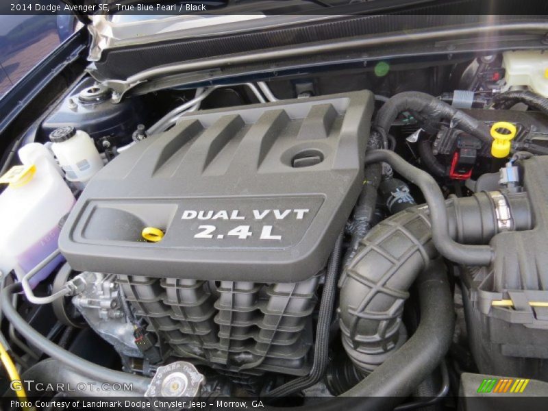 True Blue Pearl / Black 2014 Dodge Avenger SE