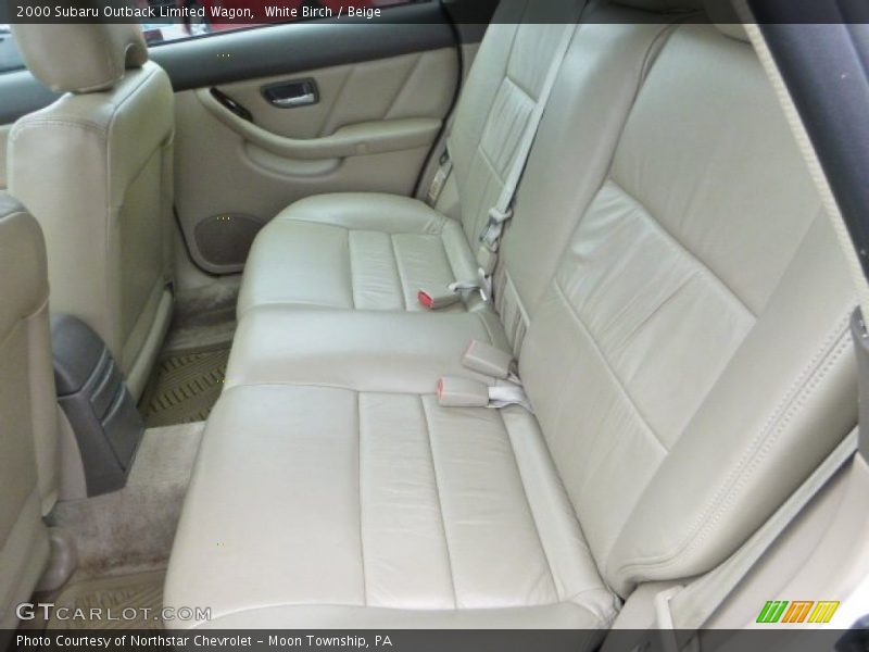 White Birch / Beige 2000 Subaru Outback Limited Wagon