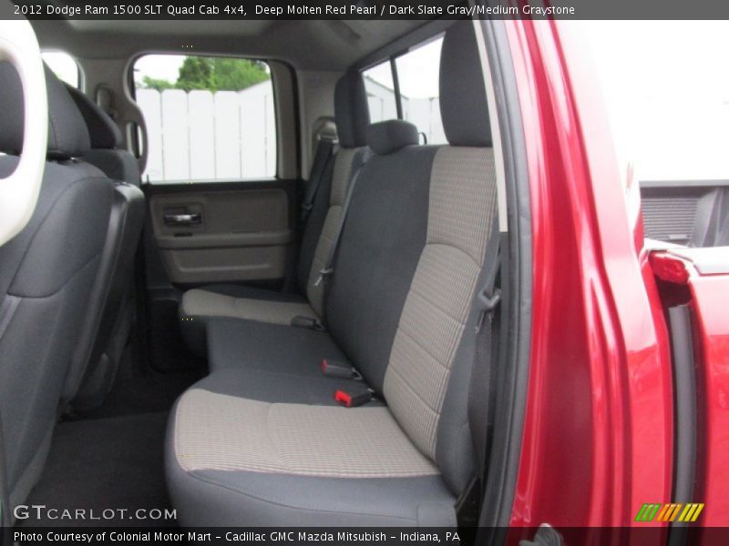 Deep Molten Red Pearl / Dark Slate Gray/Medium Graystone 2012 Dodge Ram 1500 SLT Quad Cab 4x4