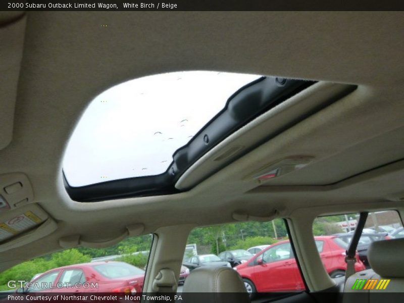 White Birch / Beige 2000 Subaru Outback Limited Wagon