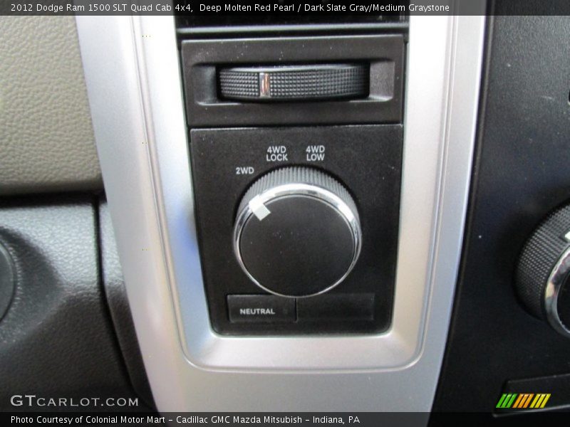 Deep Molten Red Pearl / Dark Slate Gray/Medium Graystone 2012 Dodge Ram 1500 SLT Quad Cab 4x4