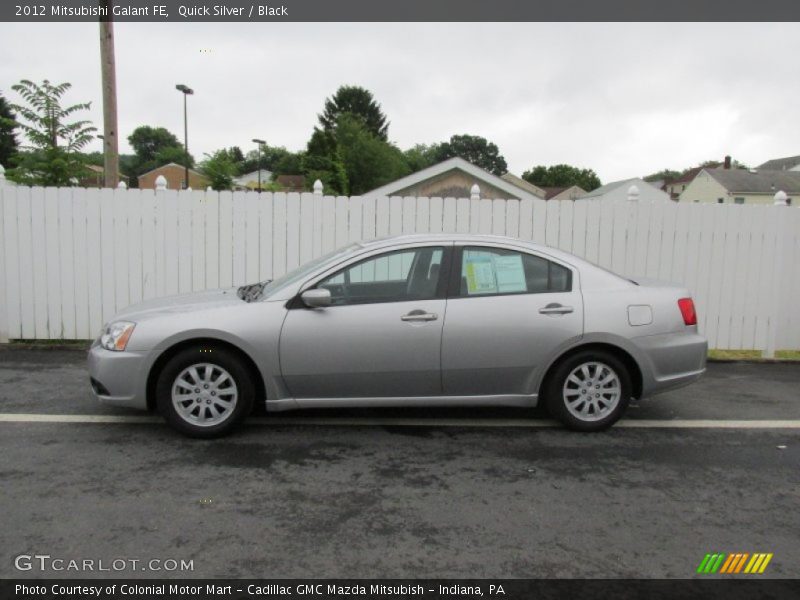 Quick Silver / Black 2012 Mitsubishi Galant FE
