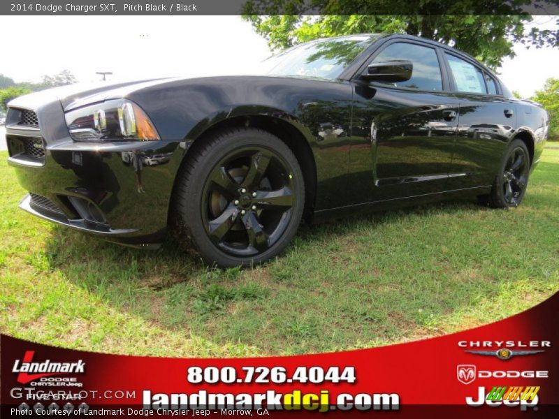 Pitch Black / Black 2014 Dodge Charger SXT