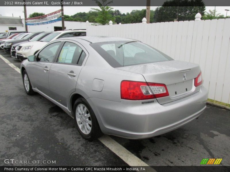 Quick Silver / Black 2012 Mitsubishi Galant FE