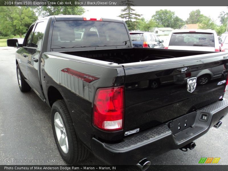 Black / Black/Diesel Gray 2014 Ram 1500 Express Crew Cab 4x4