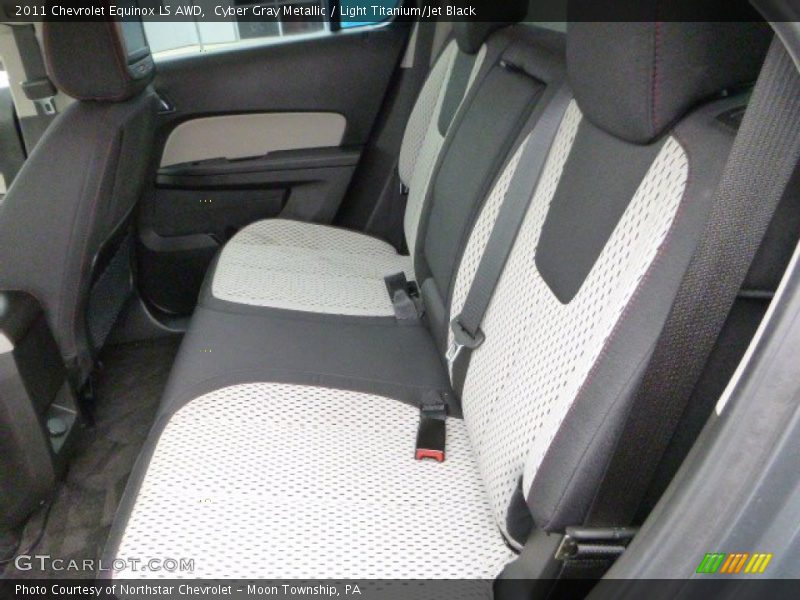 Cyber Gray Metallic / Light Titanium/Jet Black 2011 Chevrolet Equinox LS AWD
