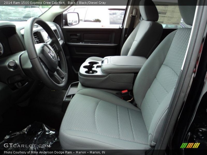 Black / Black/Diesel Gray 2014 Ram 1500 Express Crew Cab 4x4