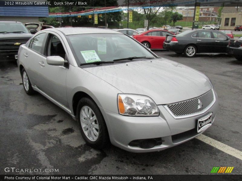 Quick Silver / Black 2012 Mitsubishi Galant FE