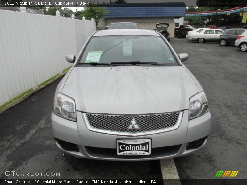 Quick Silver / Black 2012 Mitsubishi Galant FE