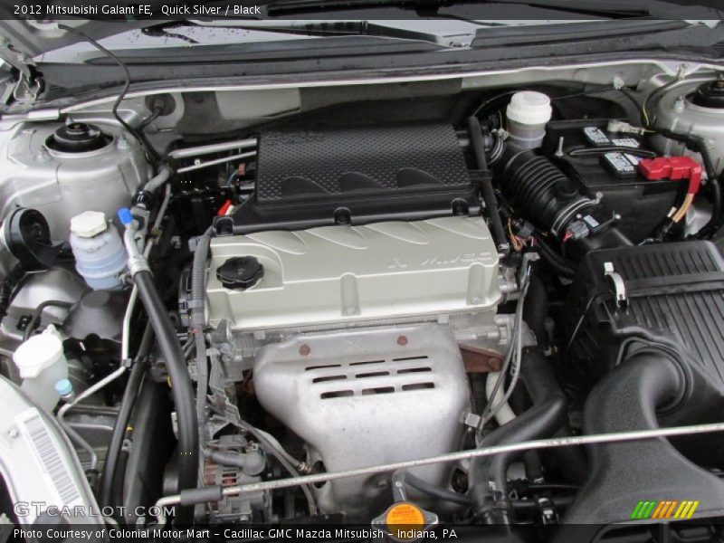 Quick Silver / Black 2012 Mitsubishi Galant FE