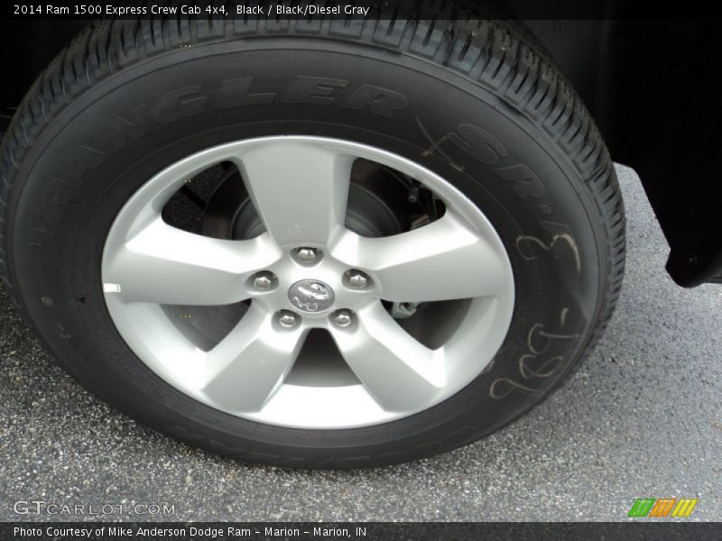 Black / Black/Diesel Gray 2014 Ram 1500 Express Crew Cab 4x4