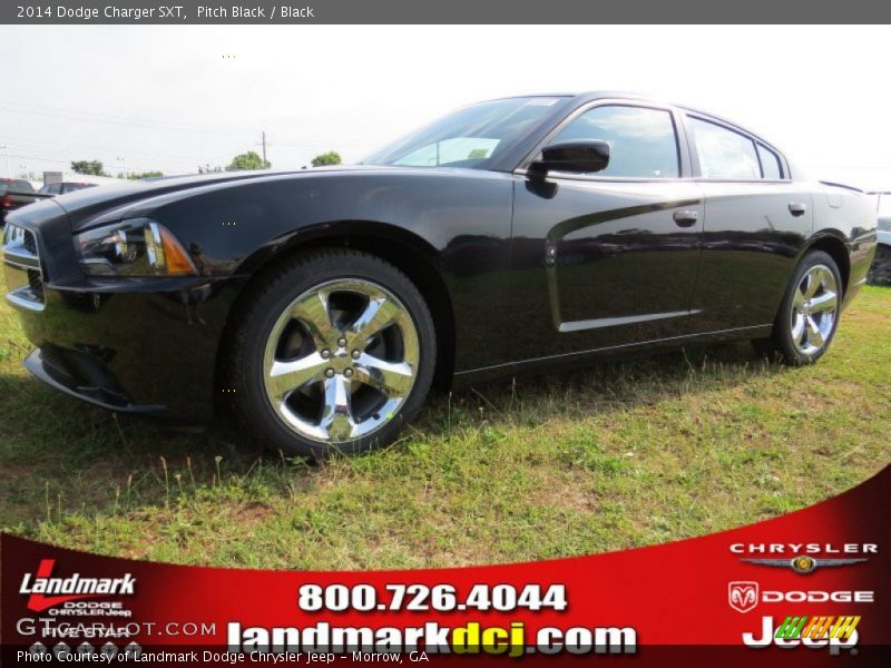Pitch Black / Black 2014 Dodge Charger SXT