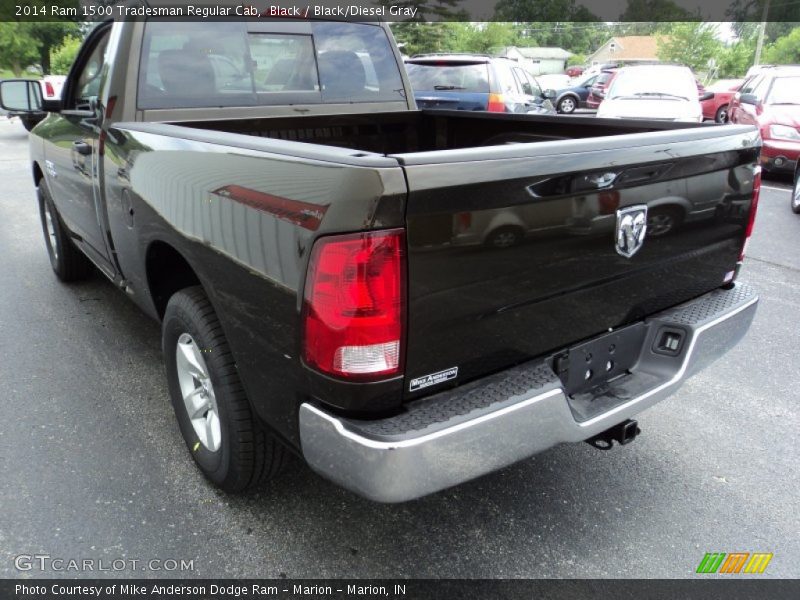 Black / Black/Diesel Gray 2014 Ram 1500 Tradesman Regular Cab