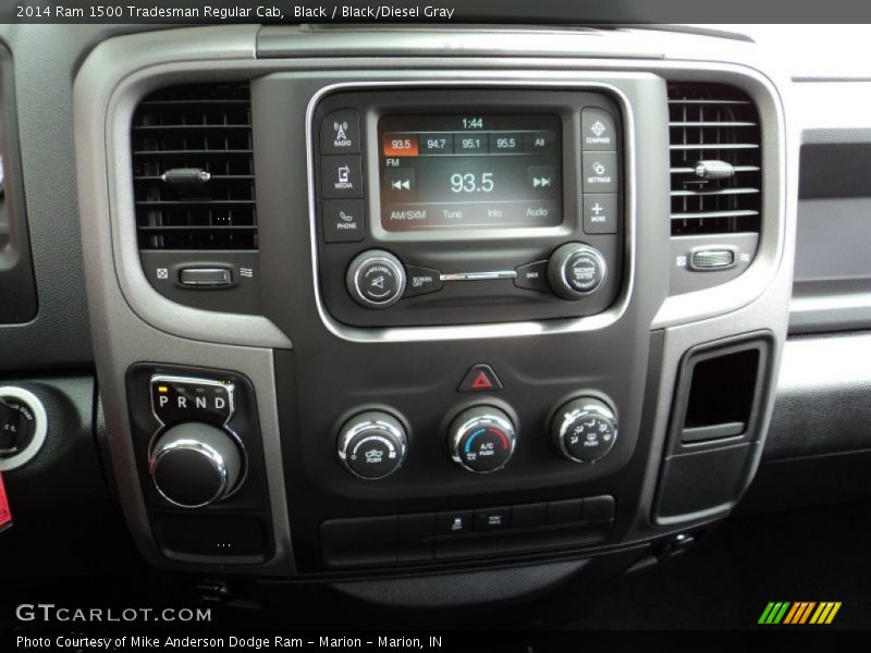 Black / Black/Diesel Gray 2014 Ram 1500 Tradesman Regular Cab