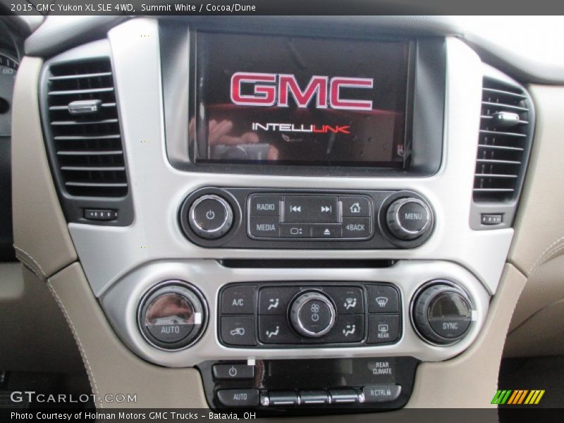 Summit White / Cocoa/Dune 2015 GMC Yukon XL SLE 4WD