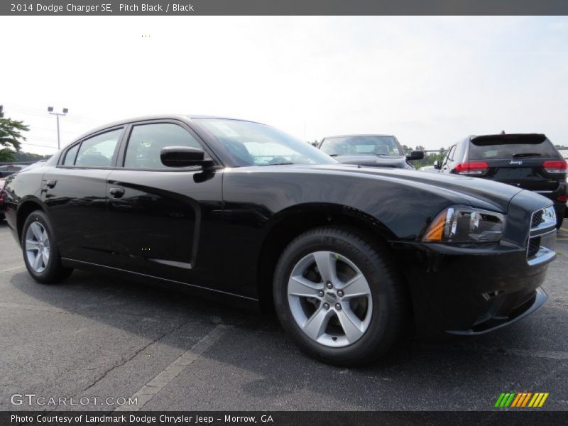 Pitch Black / Black 2014 Dodge Charger SE