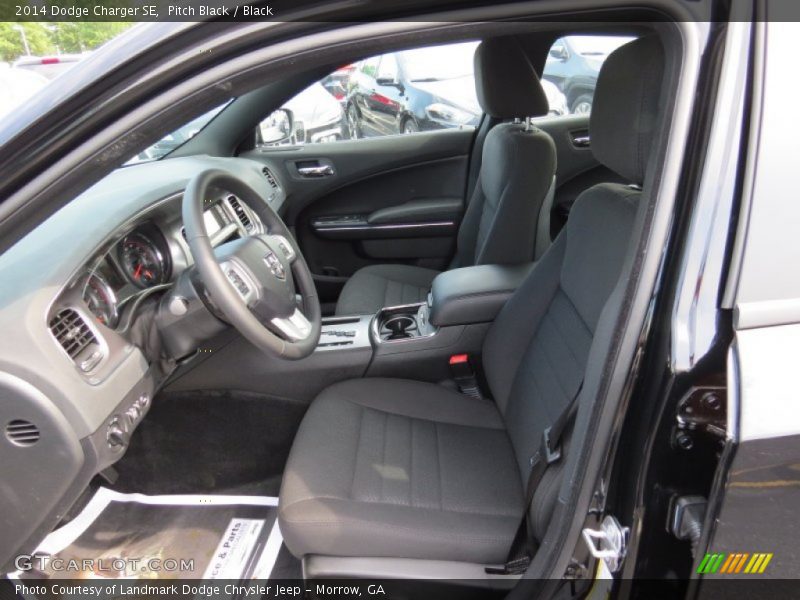 Pitch Black / Black 2014 Dodge Charger SE