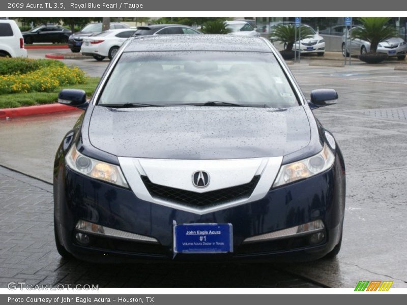 Royal Blue Pearl / Taupe 2009 Acura TL 3.5