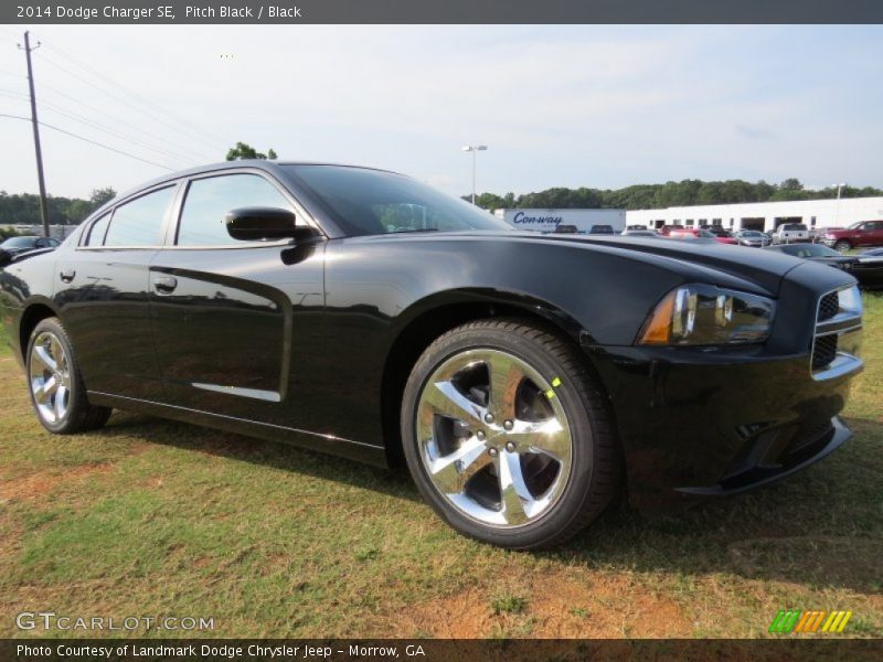 Pitch Black / Black 2014 Dodge Charger SE