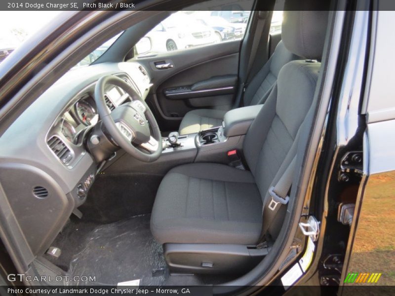 Pitch Black / Black 2014 Dodge Charger SE