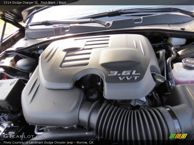 Pitch Black / Black 2014 Dodge Charger SE