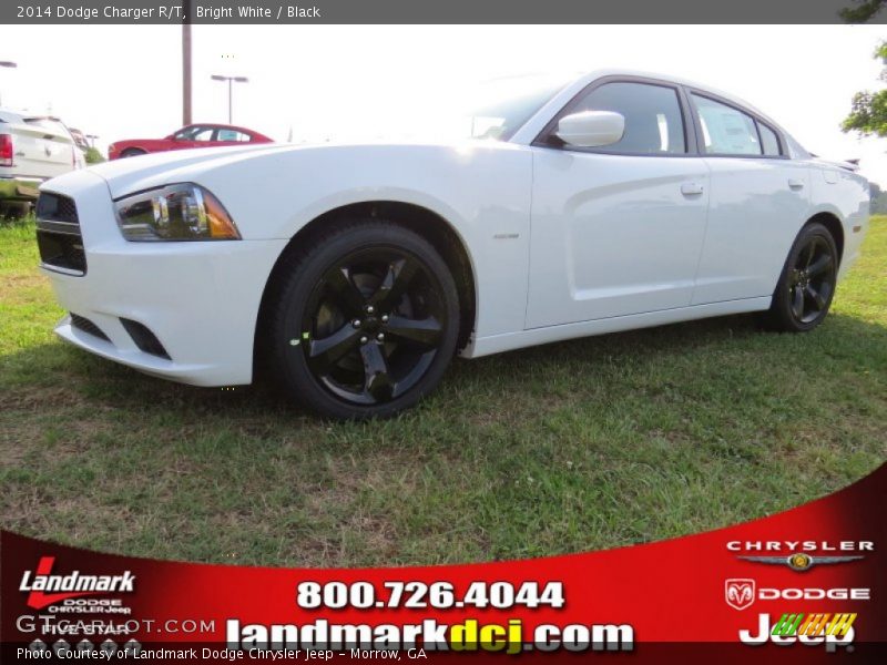 Bright White / Black 2014 Dodge Charger R/T